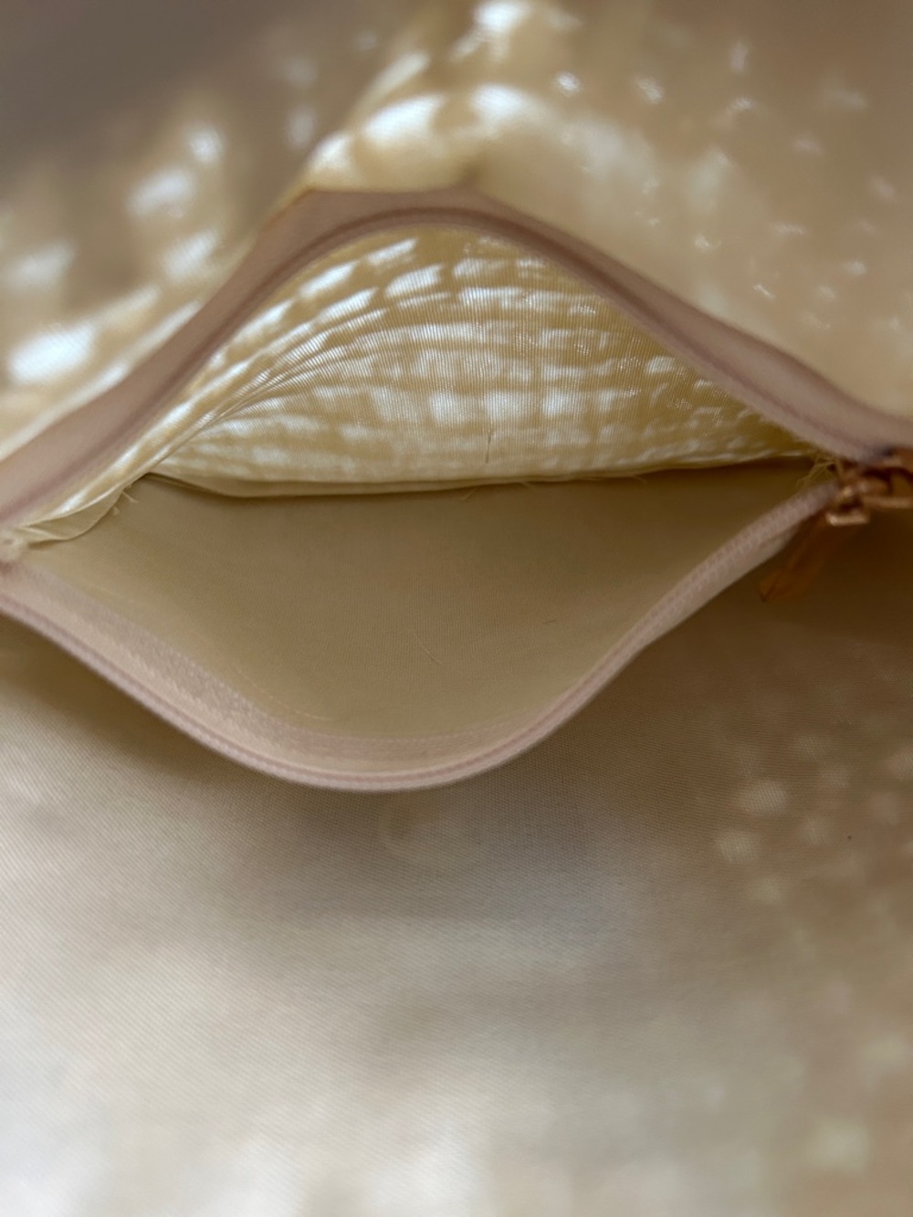 Braided Straw Envelope Clutch - Cream - Picture 4 of 4